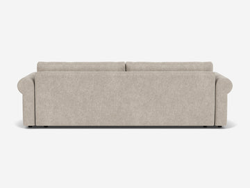 Polo Grey Fabric - 2 Seat - Shallow - Roll Arms