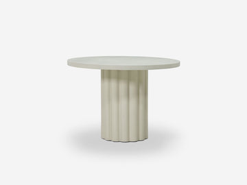 Sculptural Dining Table – White