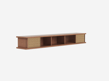 Long - Walnut - Natural Cane
