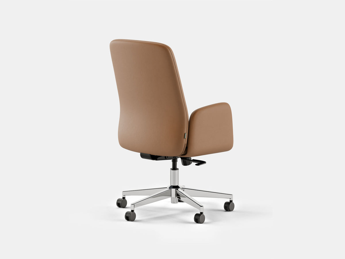 Softside Office Chair – High / Vegan Leather / Canyon – view 2