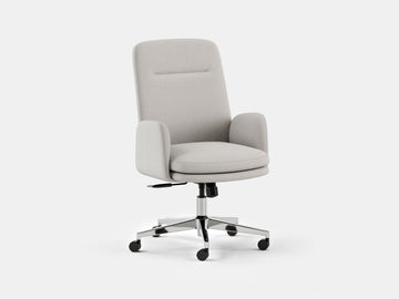 Softside Office Chair – High / Fabric / Bone