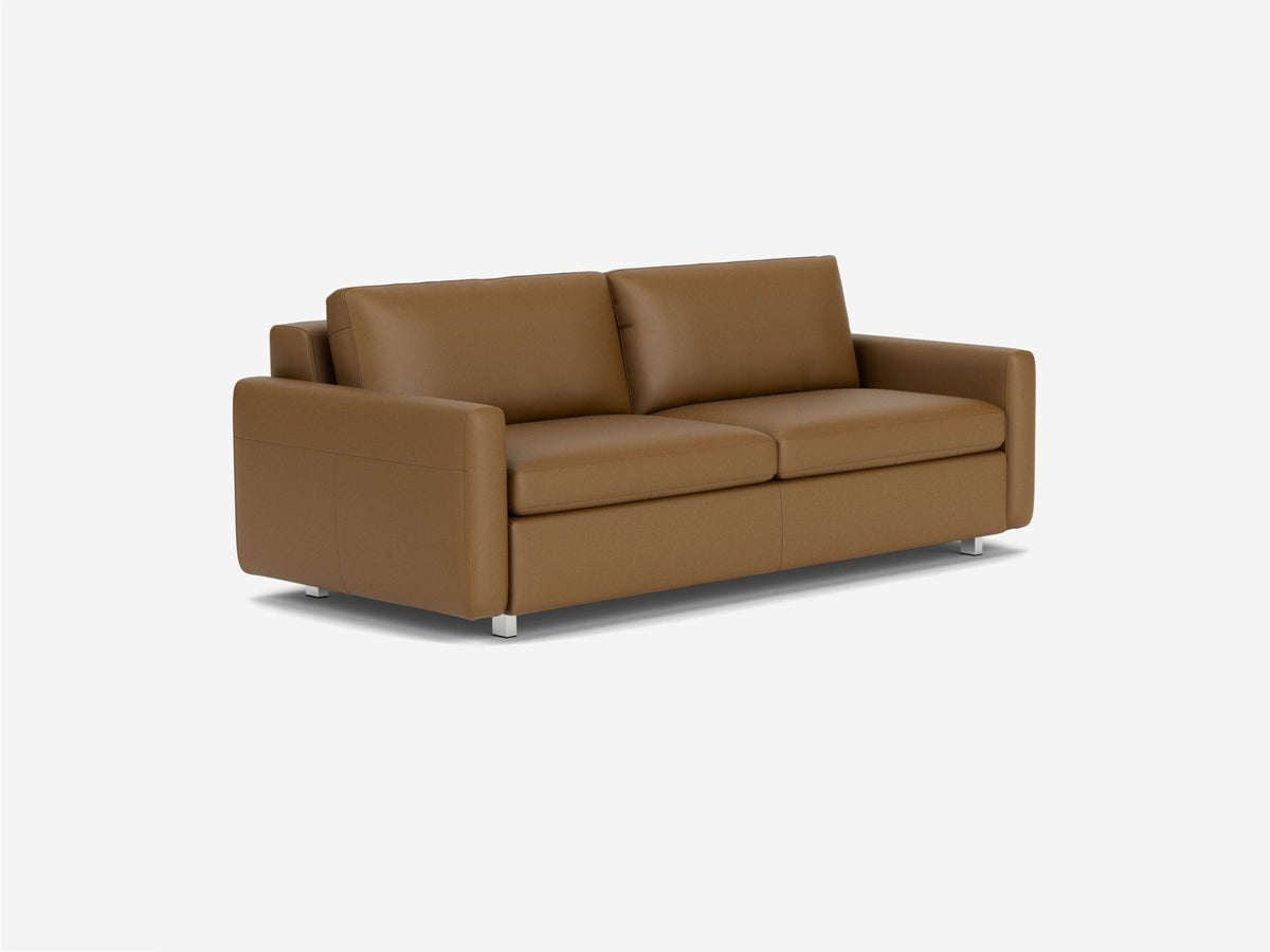 Reva Sleeper Sofa – Narrow (6.3") / Queen / Leather / Reva Narrow Queen Core Leather – view 3