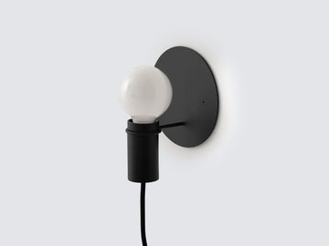 Custom Wall Lamp – Black / Black Base