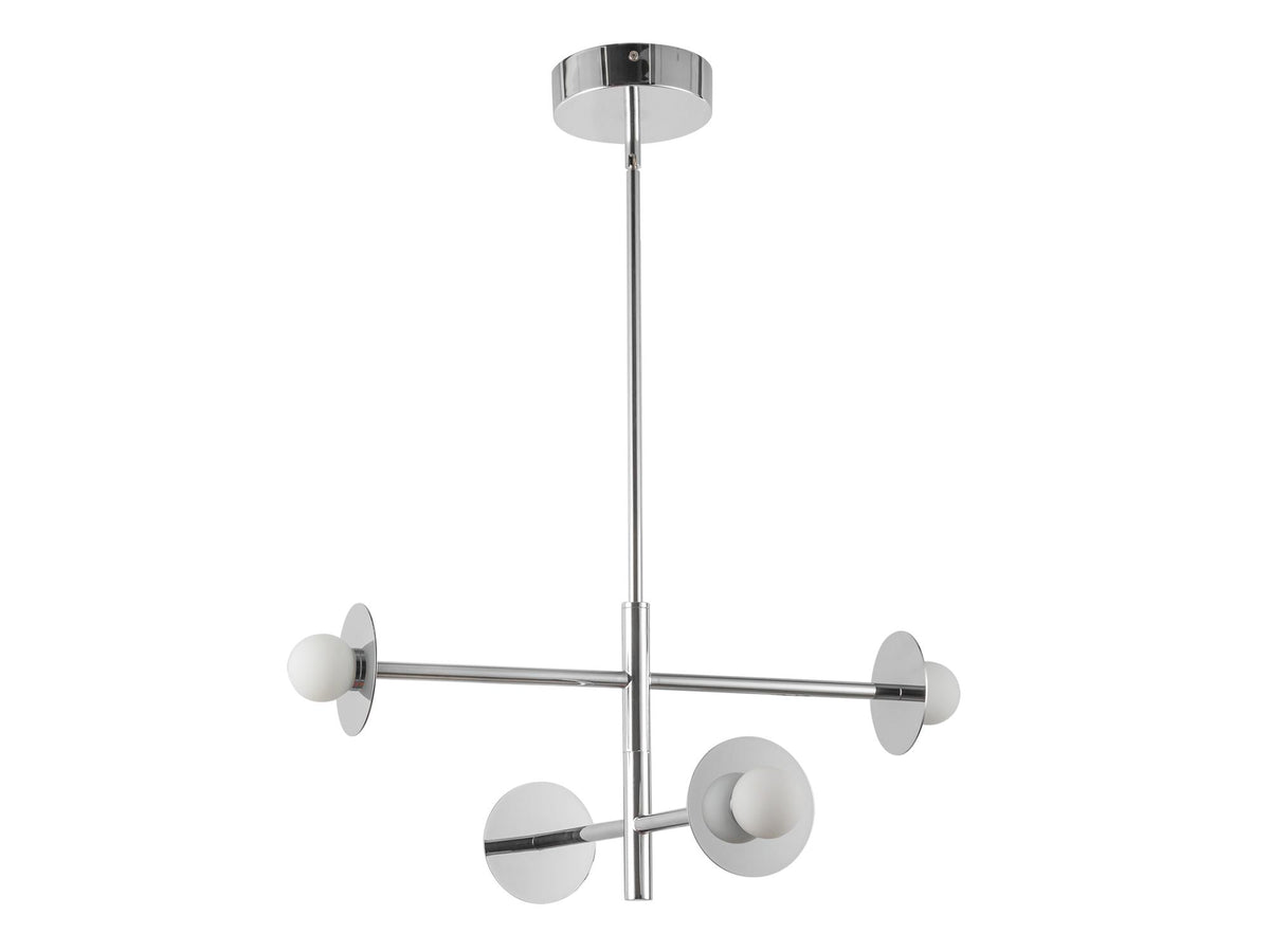 Elixir Chandelier – Chrome – view 2