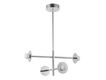 Elixir Chandelier – Chrome – view 2