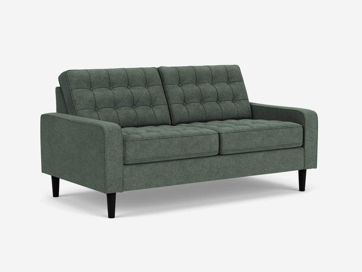 Lana Soft Green with Black Ash Legs - Low Arm Height