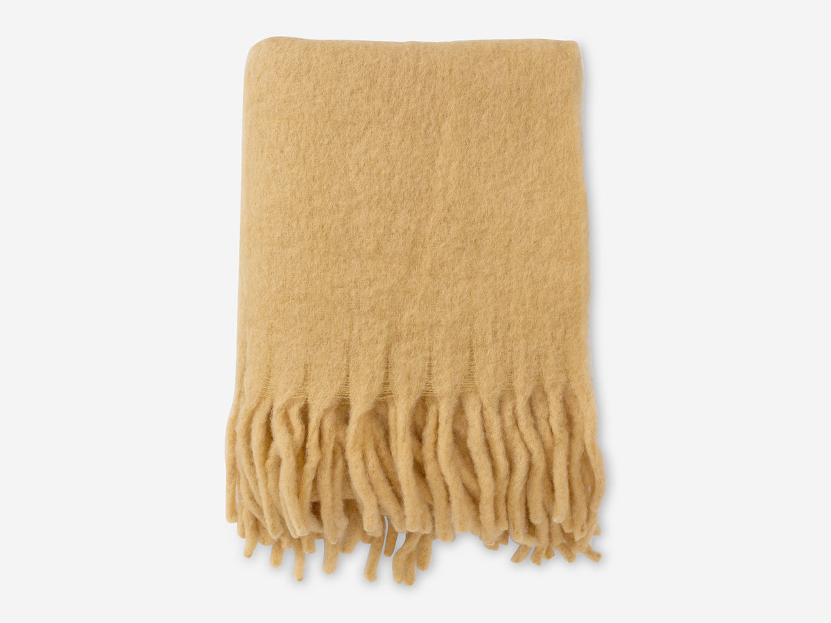 Wooly Throw – Camel