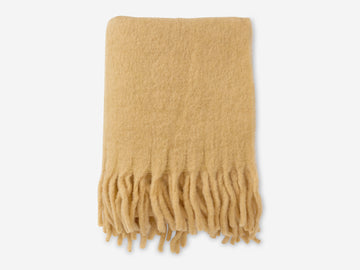 Wooly Throw – Camel