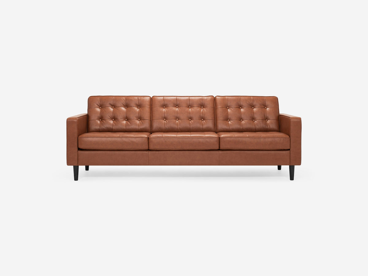 92" - Classic Sahara with Black Ash Legs and Regular Arm Height