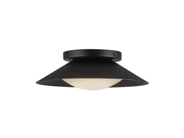 Cleo Wall Sconce – 1 Light / Black/Opal Glass – view 3
