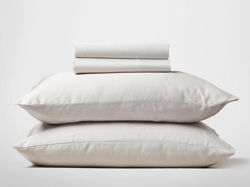 Silk & Snow Egyptian Cotton Bedding Set – Full / Sand