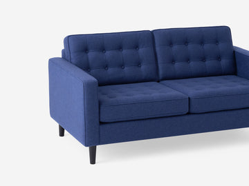 Lana Dark Blue with Black Ash Legs - Regular Height Arms