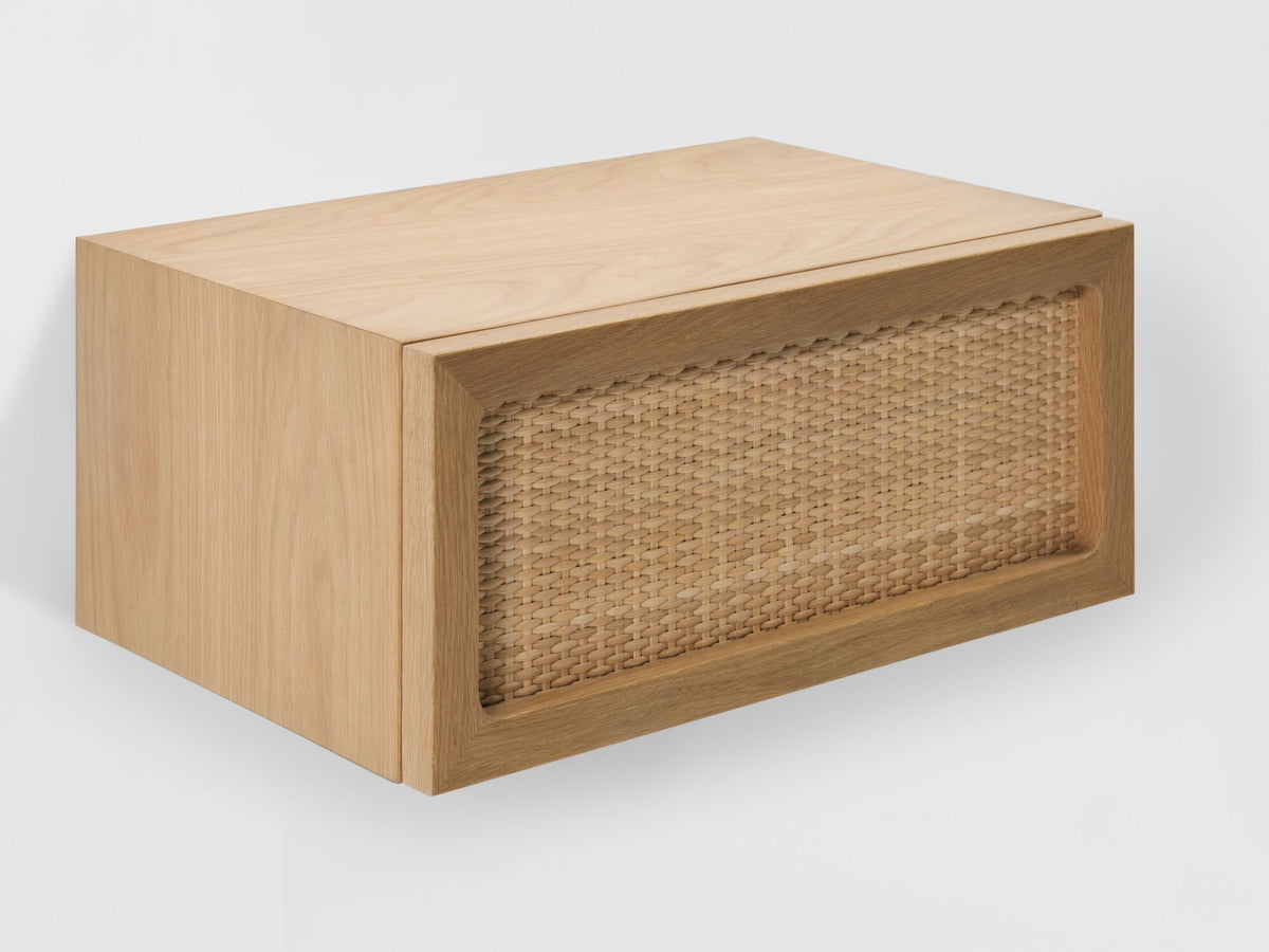 Stadium Floating Nightstand – Oak – view 3