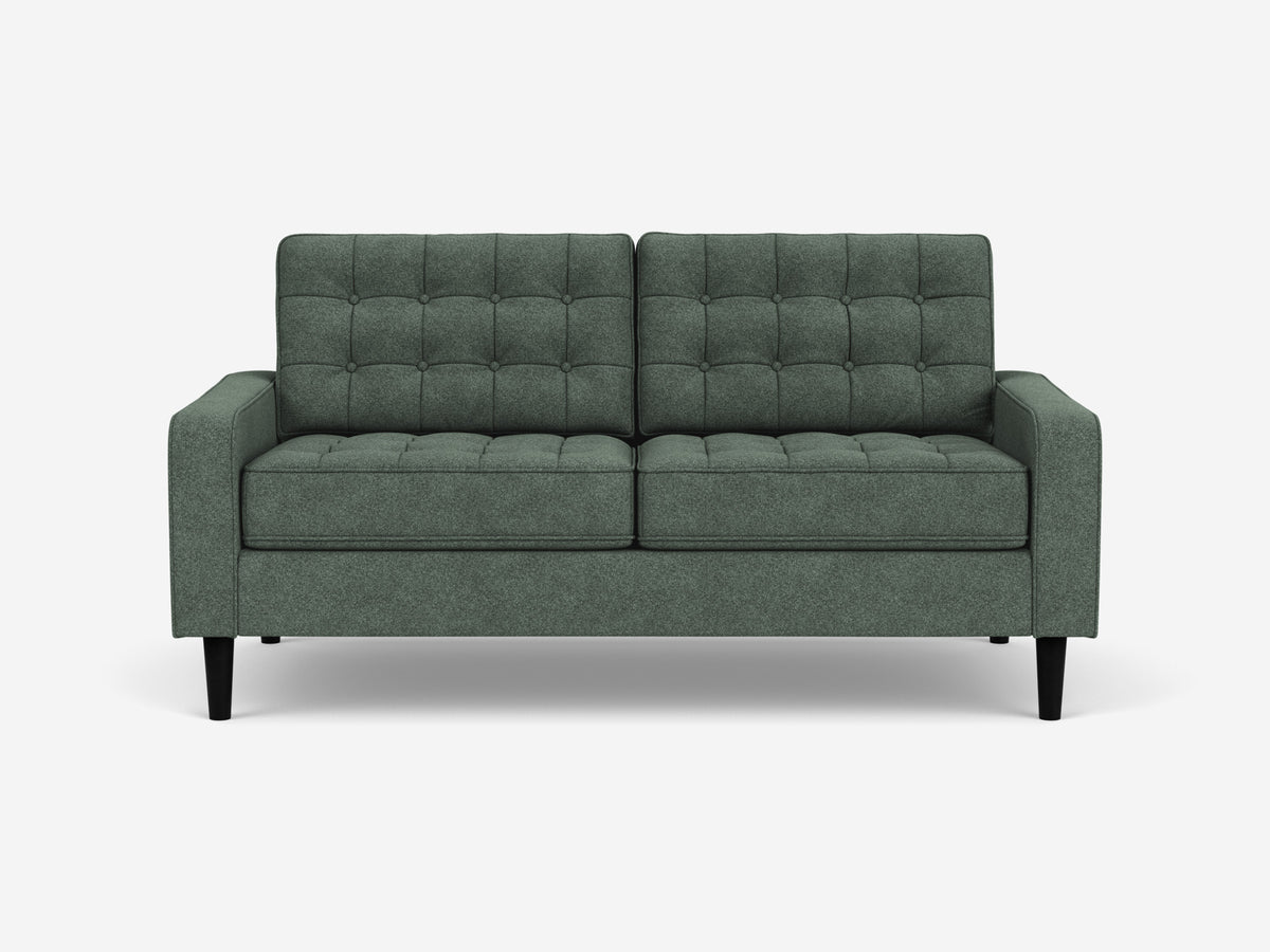 Lana Soft Green with Black Ash Legs - Low Arm Height