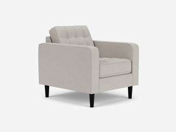 Panama Zinc with Black Ash Legs - Regular Arm Height