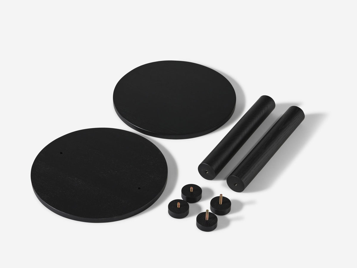 Dizzy End Table – Round / Black – view 6