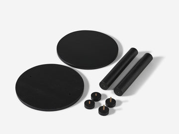 Dizzy End Table – Round / Black – view 6