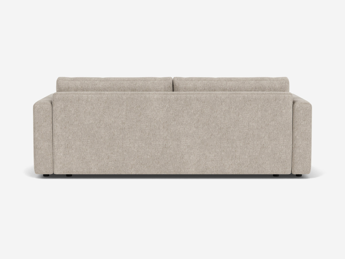 Polo Grey Fabric - Shallow - Narrow Track Arms