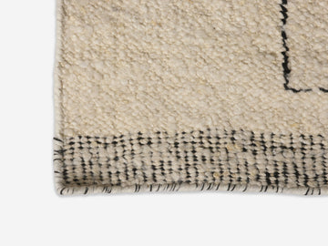 Trace Rug 8' x 10' – Snow/Black