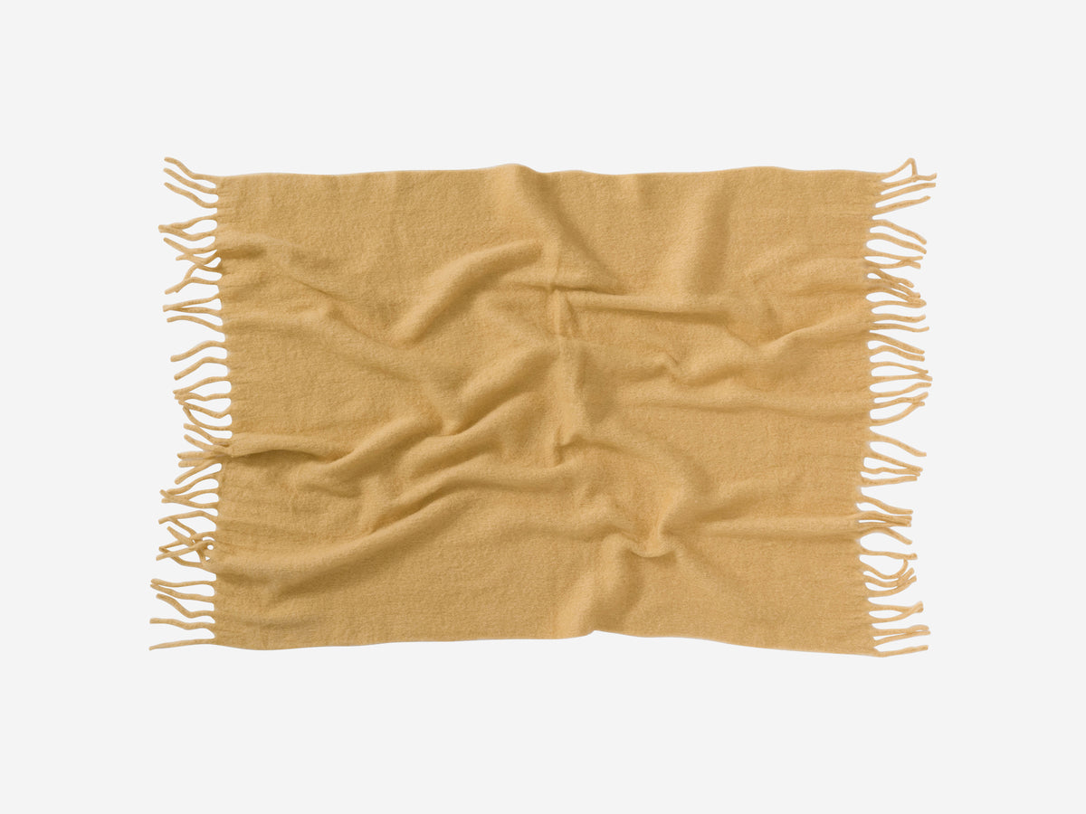 Wooly Throw – Camel – view 3