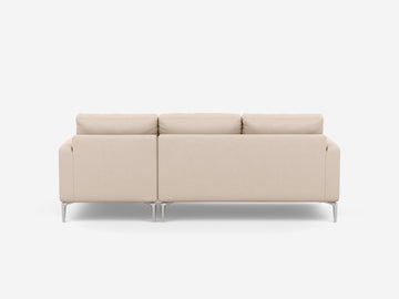 Grade 30 Panama Natural with Aluminum Legs - Right Hand Facing Chaise