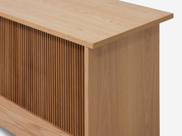 Oak - Slatted Screen