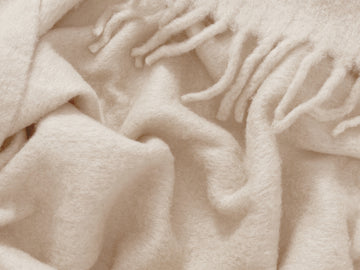 Wooly Throw – Butter – view 4