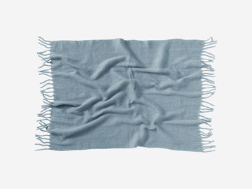 Wooly Throw – Sky – view 3