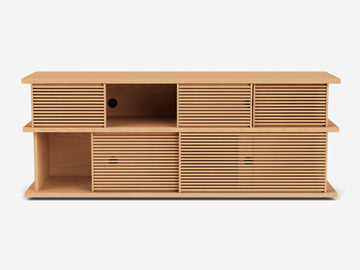 Plank 65" Tall Media Unit