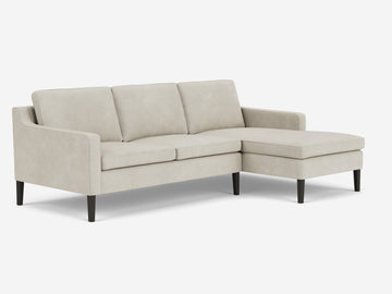 Ava Cloud with Onyx Legs - Right Hand Facing Chaise