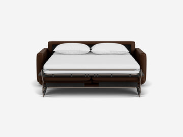 Coachella Madera with Stainless Steel Legs - Double - Narrow Arms