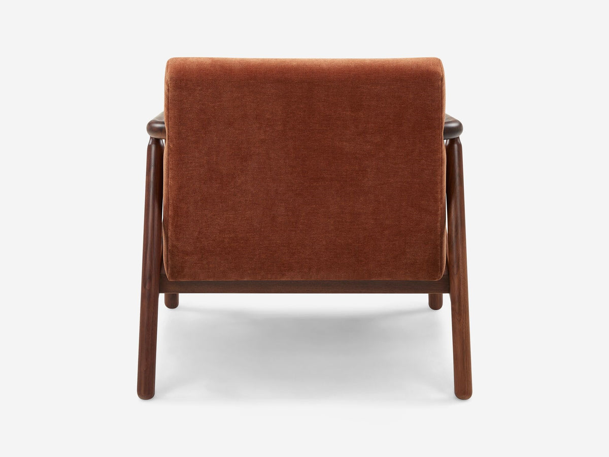 Addie Lounge Chair – Rust – view 4