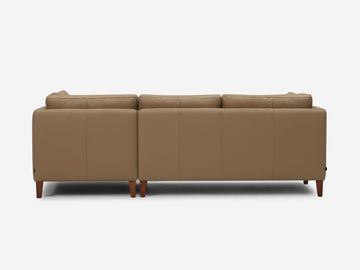 Rein Toast with Java Legs - Right Hand Facing Chaise
