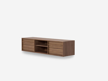 Marcel Floating Media Unit – 65" / Walnut – view 4