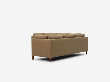 Rein Toast with Java Legs - Left Hand Facing Loveseat