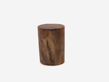 Solid Teak Stool - Cylinder – Reclaimed Teak – view 4