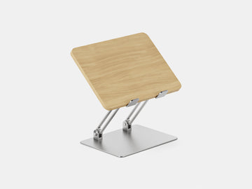 Adjustable Laptop Stand – Woodgrain – view 3