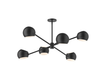 Willow Chandelier – 37" / Matte Black