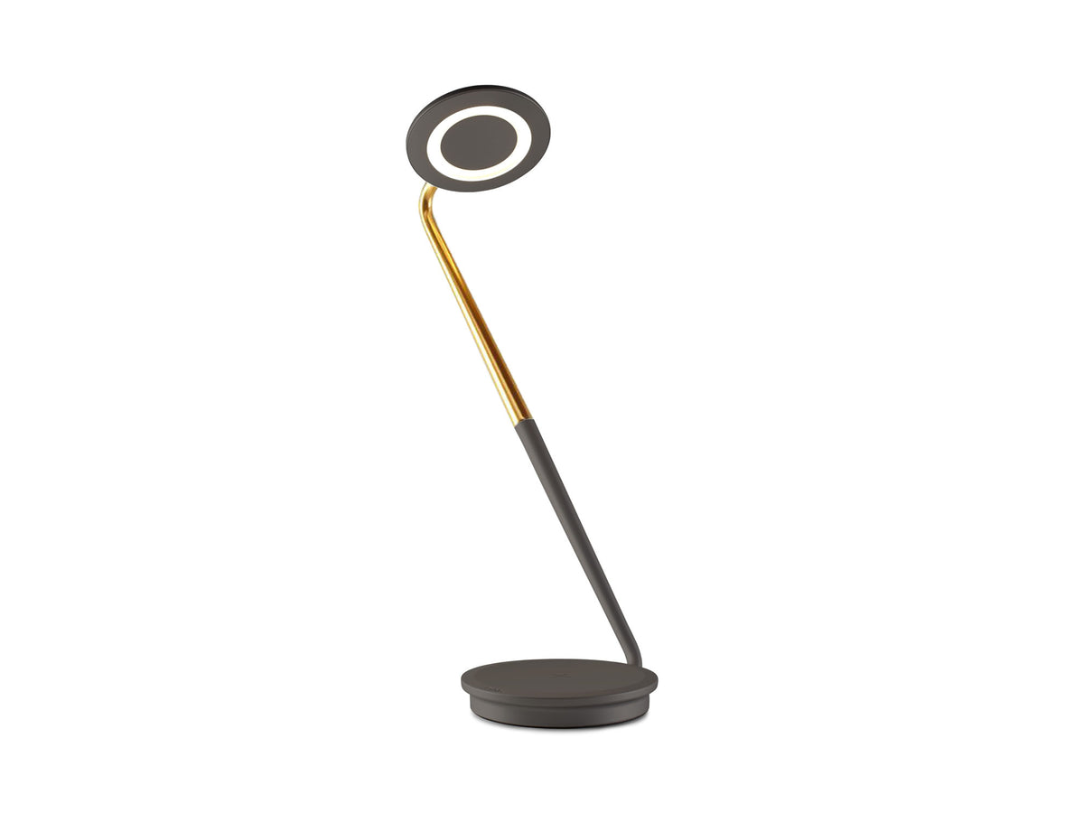 Pixo Plus Optical Desk Lamp – Graphite/Brass