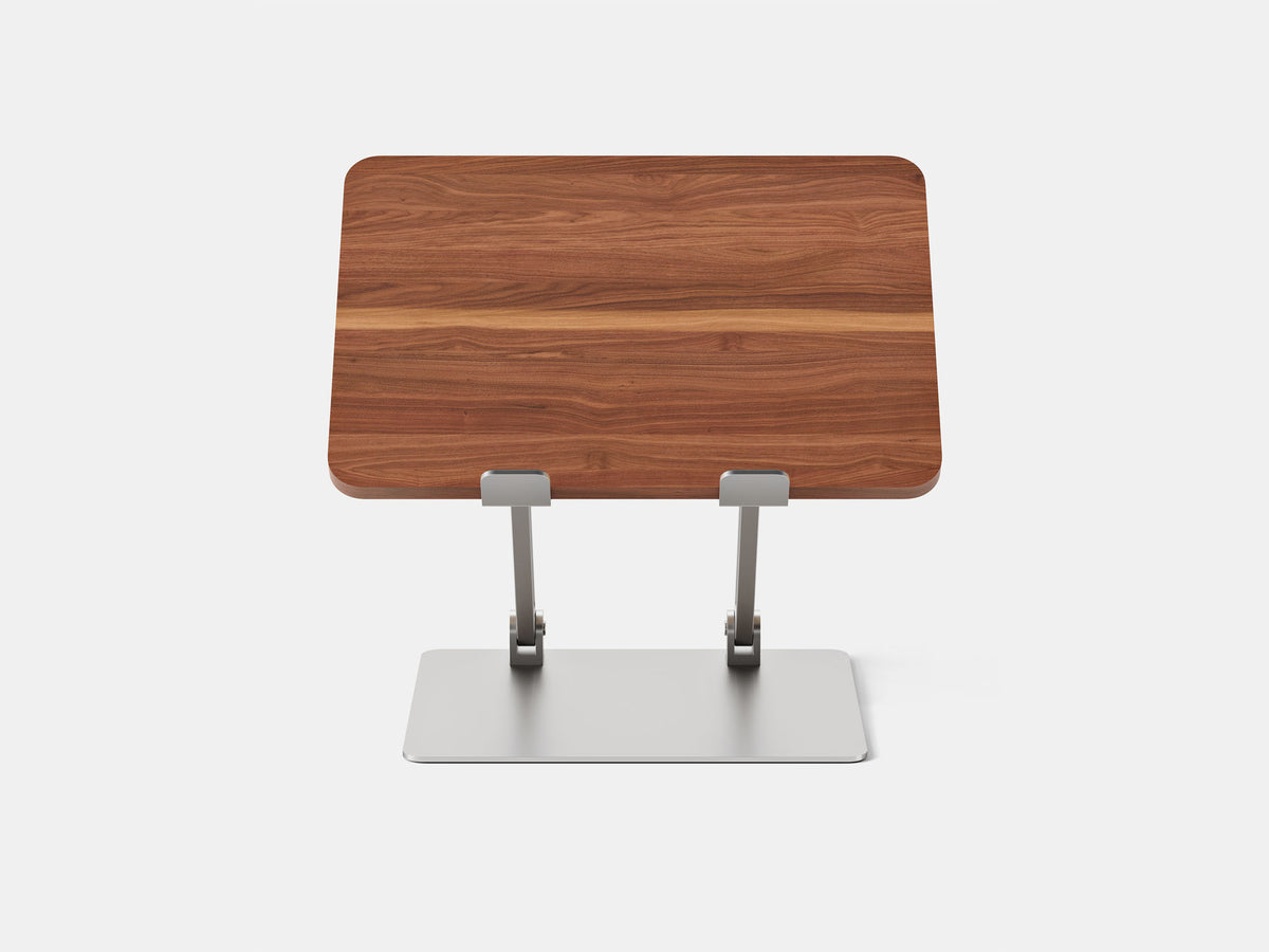 Adjustable Laptop Stand – Walnut