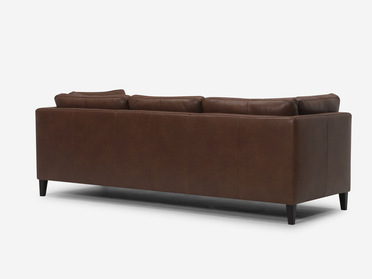 92" - Classic Mocha with Onyx Legs