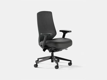 Ergonomic Pro Office Chair – Leather / Black