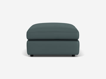 Fino Blue Leather - Shallow - Rectangular