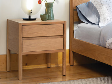 Monarch Double Drawer Nightstand