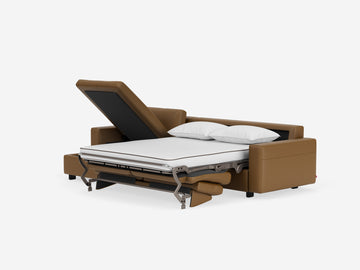 Rein Toast with Black Ash Legs - Standard Arms - Double - Left Hand Facing Storage Chaise