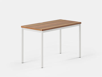 Daily Desk – 48" x 24" / Walnut (White) – view 2