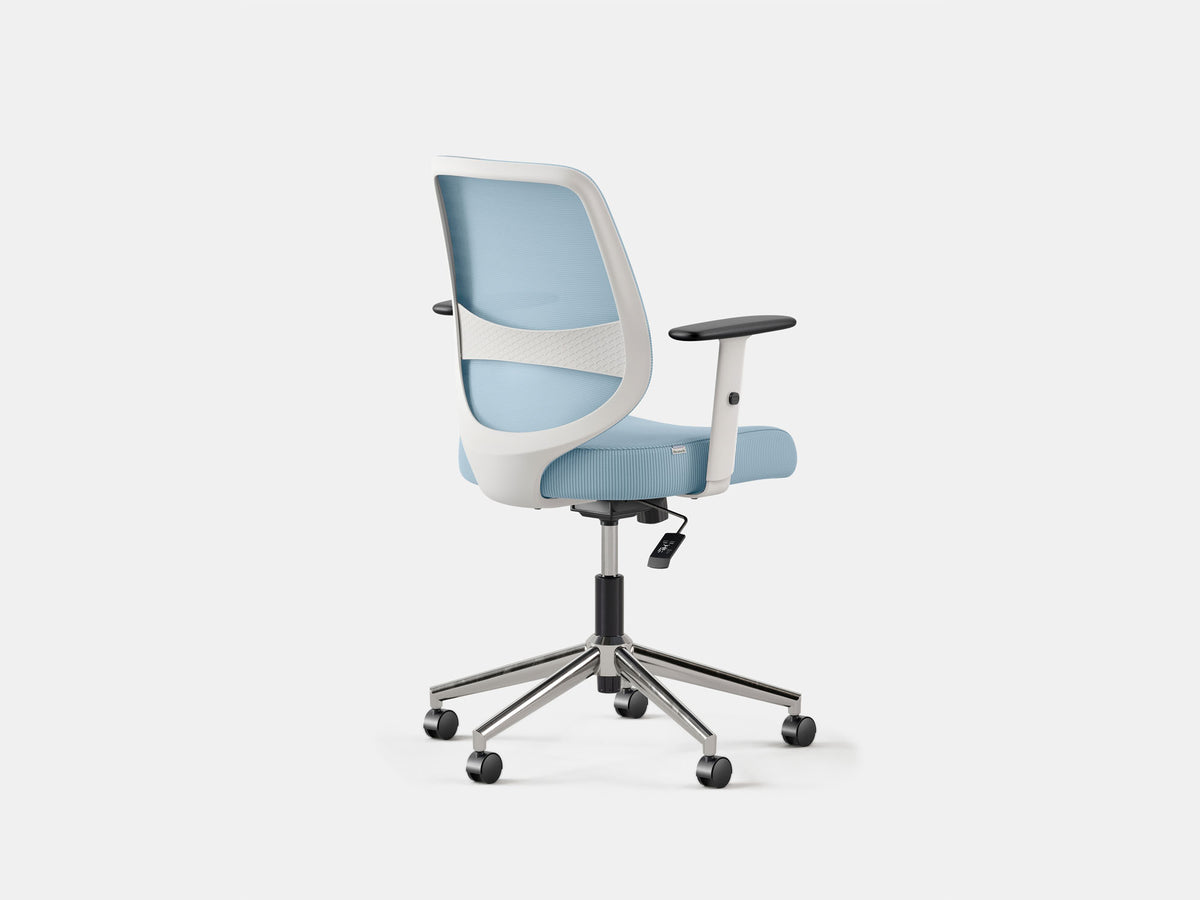 Daily Office Chair – Mesh/Fabric / Sky Blue – view 2