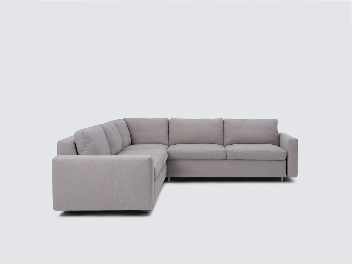 Ava Cloud with Stainless Steel Legs - Narrow Arms - Right Hand Facing Loveseat