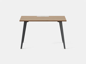 Office Desk – 48" x 24" / Charcoal / Walnut