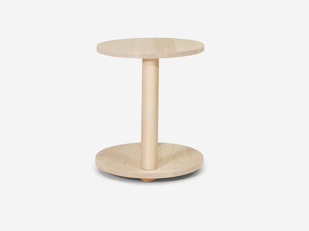 Dizzy End Table – Round / Natural – view 3